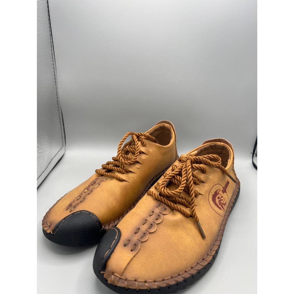 'Fashion Sport ' logo hand-stitched leather Shoes sz 7 (Euro 40)